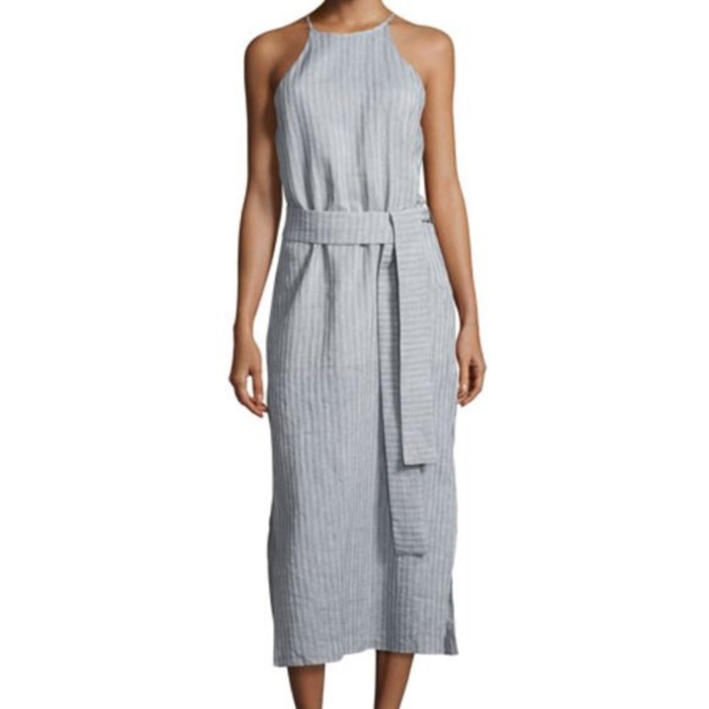 Halston Heritage Sleeveless Racer Back Dress Small